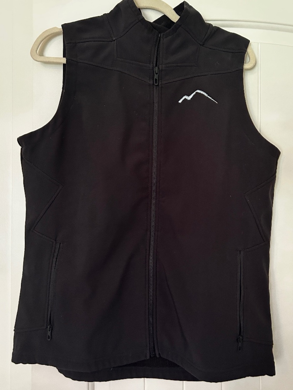Spyder Women’s Black Full Zip Softshell Vest Large Outdoor Ski